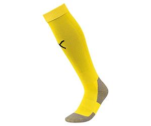 Puma Liga Socks Core Chaussettes type mi-bas pour homme, jaune fluo/noir, 27/30 EU