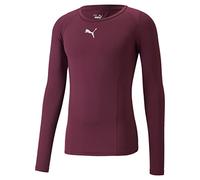 PUMA Liga T-Shirt Basique LS Grape Wine, Raisin, Taille M