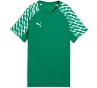 PUMA TeamLIGA26 Maillot Jr, 128, Vert Sport Blanc-Vert Sport