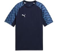 PUMA TeamLIGA26 Maillot Jr, 152, Bleu Marine/Blanc/Bleu Horizon