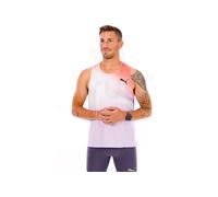 Puma Lightspeed Ultraweave Graphic Maillot de course Hommes - gris clair, orange, Taille XL