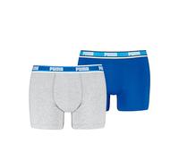 PUMA Logo Elastic, Boxeur pour des Hommes, Blue/Grey Melange, M