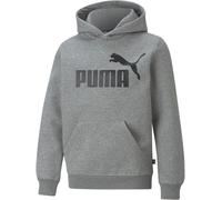 PUMA ESS No. 1 Logo Hoodie FL B, Sudaderas Con Capucha Garçon, Medium Gray Heather,