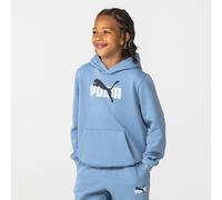 Puma Logo Hoodie Junior Boys Zen Blue 7-8 (S) Male