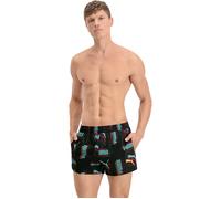 Puma Logo Print Swim Shorts Noir/Bleu/Orange/Rouge XS Male