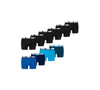 PUMA Lot de 10 boxers pour homme - Sous-vêtement quotidien, Noir/bleu, XL