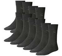 Puma Lot de 10 chaussettes classiques décontractées business pour homme