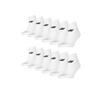 Puma Lot De 12 Chaussettes Sneaker Quart Unisex Mi-Cheville Coton Mixte