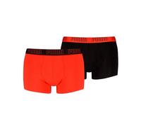 Puma Lot De 2 Boxers Courts Basic Homme, Vêtements, Rouge/Noir, 2