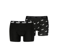 PUMA Lot de 2 Boxers Elements pour Homme, Noir, M