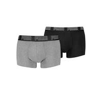 Puma Lot de 2 Boxers pour Homme et Homme - Couleur : Noir/Gris mélangé - Taille : S