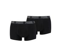 PUMA Lot de 2 Boxers pour Homme, Noir, S