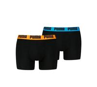 PUMA Lot de 2 Boxers Stretch pour Homme - Confortables et Extensibles , - 009 Black Pop, S