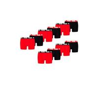 PUMA Lot de 2 Boxers Stretch pour Homme - Confortables et Extensibles, Rouge/Noir, XL