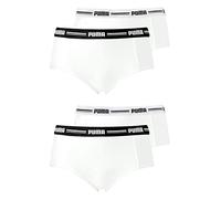 PUMA Lot de 2 mini shorts pour femme, Blanc (317), M