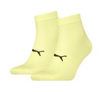PUMA Lot de 2 Paires Chaussettes Courtes Yellow 39-42
