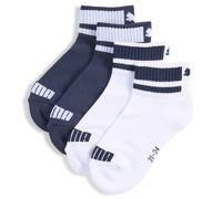PUMA Lot de 2 paires de chaussettes 3/4 Enfant, Vêtements, Blanc, 27-30 27-30