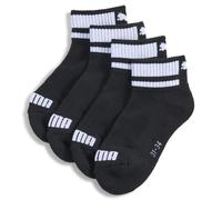 PUMA Lot de 2 paires de chaussettes 3/4 Enfant, Vêtements, Noir, 27-30 27-30
