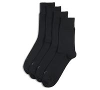 PUMA Lot de 2 paires de chaussettes classiques Homme, Vêtements, Noir, 43-46 43-46