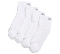 PUMA Lot de 2 paires de chaussettes courtes de running Unisexe, Accessoires, Blanc, 35-38 35-38