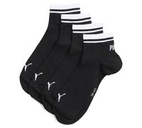 PUMA Lot de 2 paires de chaussettes hauteur cheville Unisexe, Accessoires, Noir, 43-46 43-46
