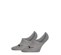 PUMA Lot de 2 paires de socquettes Unisexe, Accessoires, Gris, 35-38 35-38