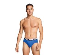 Puma Lot de 2 slips quotidiens pour homme, Bleu véritable, M