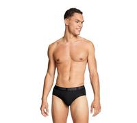 PUMA Lot de 2 Slips Quotidiens pour Homme, Noir/Noir, L