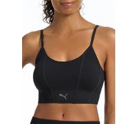 Puma Lot de 2 Soutiens-Gorge de Sport sans Couture pour Femme, Blanc/Noir, Taille L