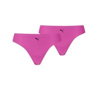 PUMA Lot de 2 Strings Coutures pour Femme Thong Panties, Vieux Rose, XS