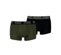 Puma Lot de 2 boxers courts Basic Homme Marron Taille S