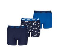 Puma Lot de 3 Boxers pour garçon Elements, Bleu Combo, 122-128