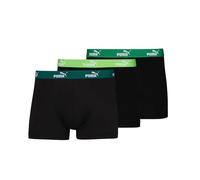 PUMA Lot de 3 boxers pour homme, Black Green Combo, M