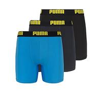 Puma Lot de 3 Boxers pour Homme, Bleu Clair, XL