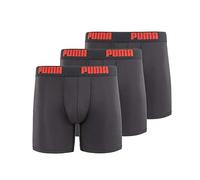 PUMA Lot de 3 Boxers pour Homme, Noir, L