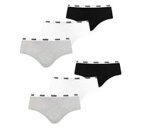 PUMA Culottes hipster Lot de 3 Femme Blanc/Noir/Gris XS