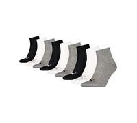 PUMA Lot de 3 paires de chaussettes de sport basses unisexes à rayures