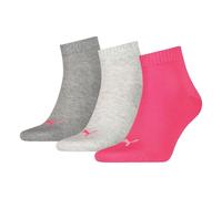 PUMA Lot de 3 paires de chaussettes hauteur 3/4 Unisexe
