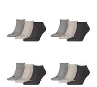 PUMA Lot de 3 paires de chaussettes unisexes, 800 - Anthracite/L Mel Grey/M Me, 35.5/38 EU