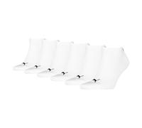 PUMA Chaussettes Sneaker Lot de 3 paires unisexes Blanc 43-46