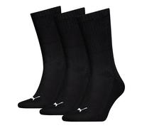 PUMA Cushioned Crew Sock, Noir, 35-38 (Lot de 3) Mixte