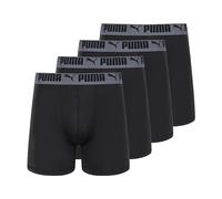 Puma Lot de 4 Boxers Active Stretch pour Homme, Noir, L