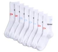 PUMA Lot de 4 paires de chaussettes mi-hautes Enfant et Adolescent, Accessoires, Blanc, 39-42 39-42