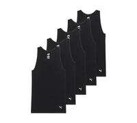 PUMA Lot de 5 débardeurs en Coton côtelé pour Homme, Noir, Taille L, Noir, L