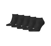 PUMA Lot de 5 paires de chaussettes de sport unisexes, Noir, 39-42