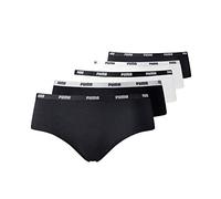 Puma Hipster sous-vêtement, Noir/Blanc, S (Lot de 5) Femme