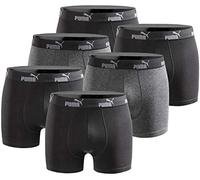 PUMA Lot de 6 boxers basiques pour homme, édition limitée, noir, jet black, M