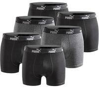 PUMA Lot de 6 boxers basiques pour homme, édition limitée, noir, jet black, M