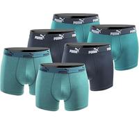 PUMA Lot de 6 boxers basiques pour homme, édition limitée, noir, New Ocean, XL