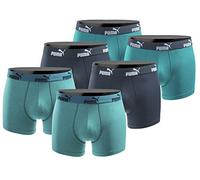 PUMA Lot de 6 boxers pour homme Basic Black Limited Edition - New Ocean - Taille L, New Ocean, L